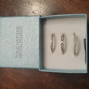 Touchstone Crystal - Triple Stack ring SIZE 7